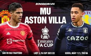 Trận đấu MU vs Aston Villa diễn ra trong 90 phút